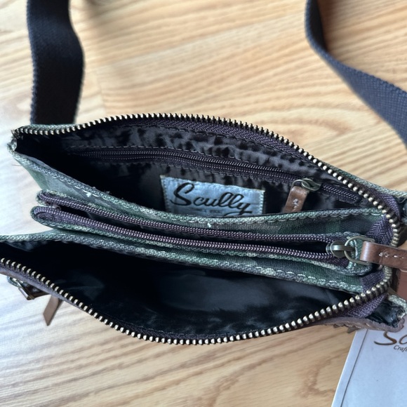 NWT Scully Leather/Camo Waist Pouch/Wallet - Picture 3 of 4